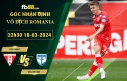 Fb88 soi kèo trận đấu UTA Arad vs Voluntari