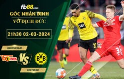 Fb88 soi kèo trận đấu Union Berlin vs Dortmund