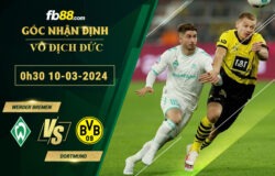 Fb88 soi kèo trận đấu Werder Bremen vs Dortmund