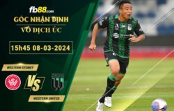 Fb88 soi kèo trận đấu Western Sydney vs Western United