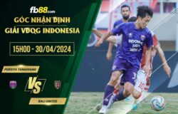 fb88-soi kèo Persita Tangerang vs Bali United