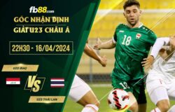 fb88-soi kèo U23 Iraq vs U23 Thai Lan