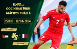 fb88-soi kèo U23 Jordan vs U23 Qatar