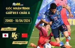 fb88-soi kèo U23 Nhat Ban vs U23 Trung Quoc