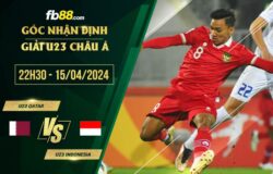 fb88-soi kèo U23 Qatar vs U23 Indonesia