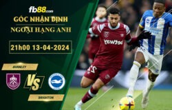 Fb88 soi kèo trận đấu Burnley vs Brighton