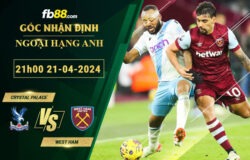 Fb88 soi kèo trận đấu Crystal Palace vs West Ham