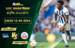 Fb88 soi kèo trận đấu Hertha Berlin vs Hansa Rostock