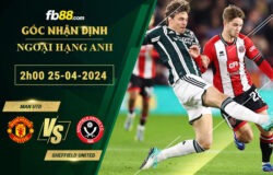 Fb88 soi kèo trận đấu Man Utd vs Sheffield United