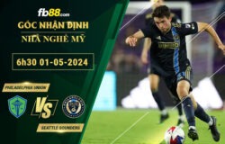 Fb88 soi kèo trận đấu Philadelphia Union vs Seattle Sounders