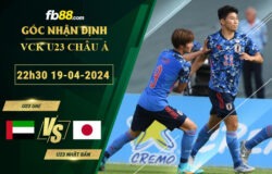 Fb88 soi kèo trận đấu U23 UAE vs U23 Nhật Bản