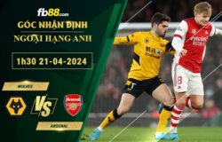 Fb88 soi kèo trận đấu Wolves vs Arsenal