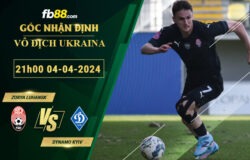 Fb88 soi kèo trận đấu Zorya Luhansk vs Dynamo Kyiv