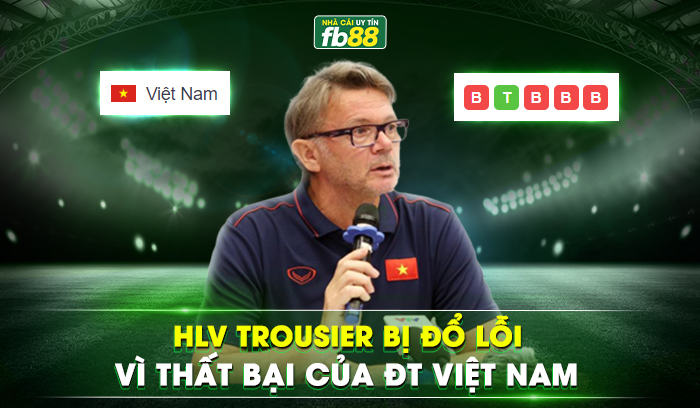 HLV Troussier bị đổ lỗi cho thất bại của ĐT Việt Nam2