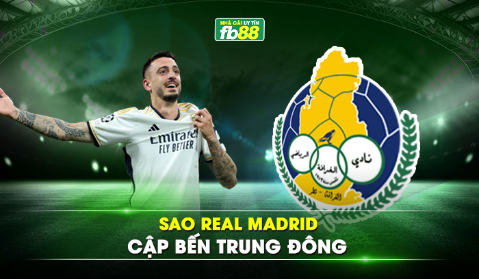 Sao Real Madrid cập bến Trung Đông