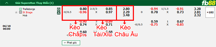 Fb88 bảng kèo trận đấu Trelleborgs vs Brage