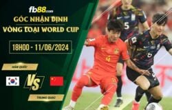 fb88-soi kèo Hàn Quốc vs Trung Quốc