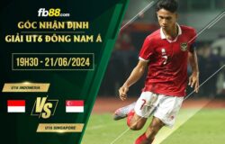 fb88-soi kèo U16 Indonesia vs U16 Singapore