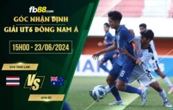 fb88-soi kèo U16 Thái Lan vs U16 Úc