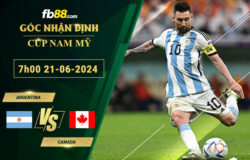 Fb88 bảng kèo trận đấu Argentina vs Canada