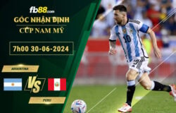 Fb88 soi kèo trận đấu Argentina vs Peru