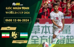 Fb88 soi kèo trận đấu Iran vs Uzbekistan