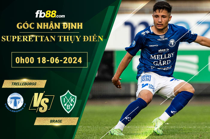 Fb88 soi kèo trận đấu Trelleborgs vs Brage