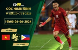 Fb88 soi kèo trận đấu Việt Nam vs Philippines