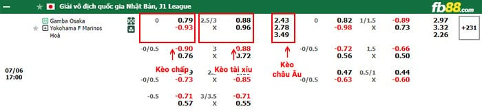 fb88-bảng kèo trận đấu Gamba Osaka vs Yokohama F Marinos