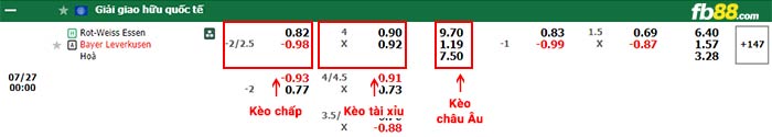 fb88-bảng kèo trận đấu RW Essen vs Bayer Leverkusen