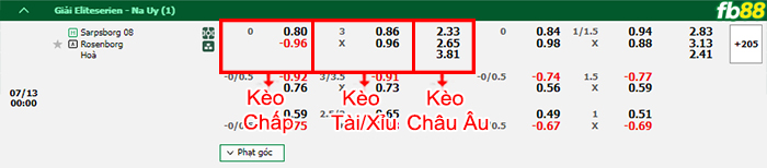 Fb88 bảng kèo trận đấu Sarpsborg vs Rosenborg