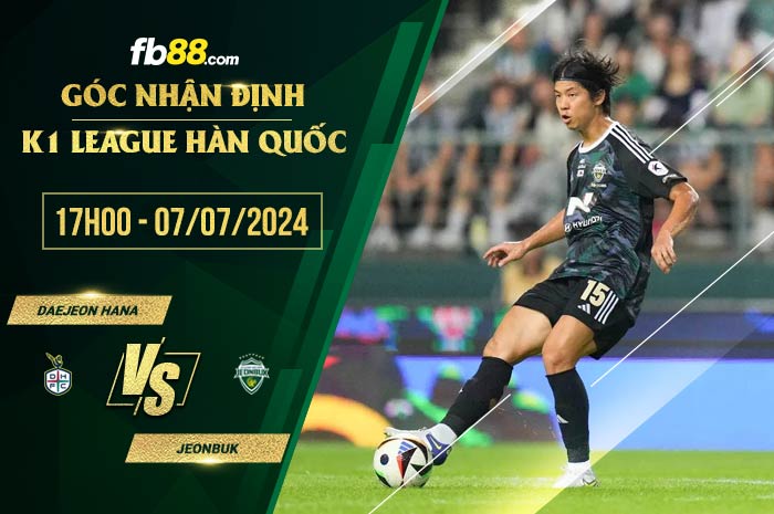 fb88-soi kèo Daejeon Hana vs Jeonbuk