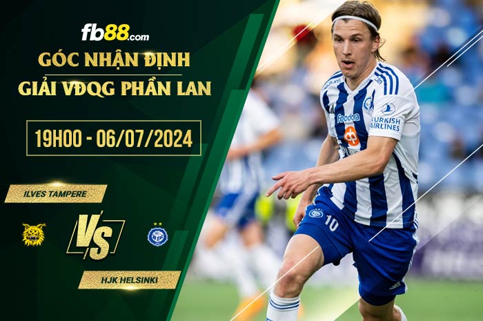 fb88-chi tiết kèo trận đấu Ilves Tampere vs HJK Helsinki