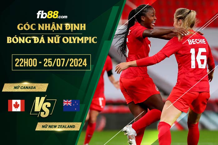 fb88-soi kèo Nữ Canada vs Nữ New Zealand