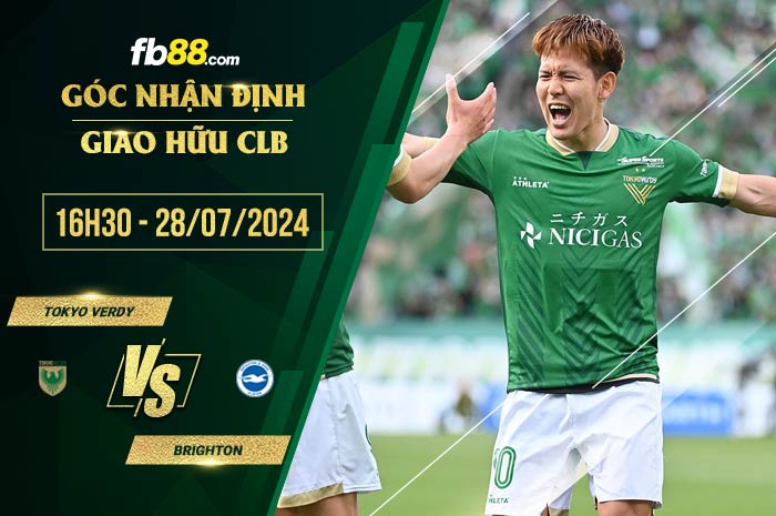 fb88-soi kèo Tokyo Verdy vs Brighton