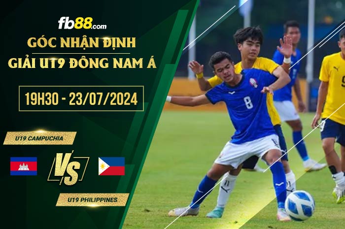 fb88-soi kèo U19 Campuchia vs U19 Philippines