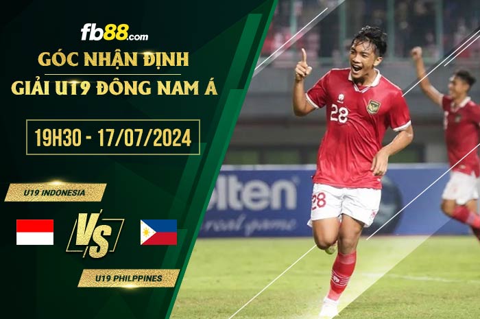 fb88-soi kèo U19 Indonesia vs U19 Philppines