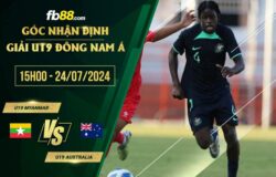 fb88-soi kèo U19 Myanmar vs U19 Australia