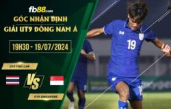 fb88-soi kèo U19 Thái Lan vs U19 Singapore