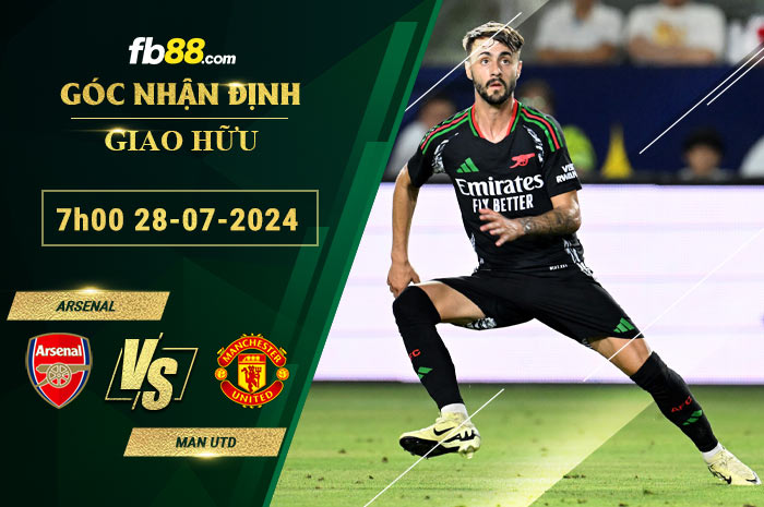 Fb88 soi kèo trận đấu Arsenal vs Man Utd