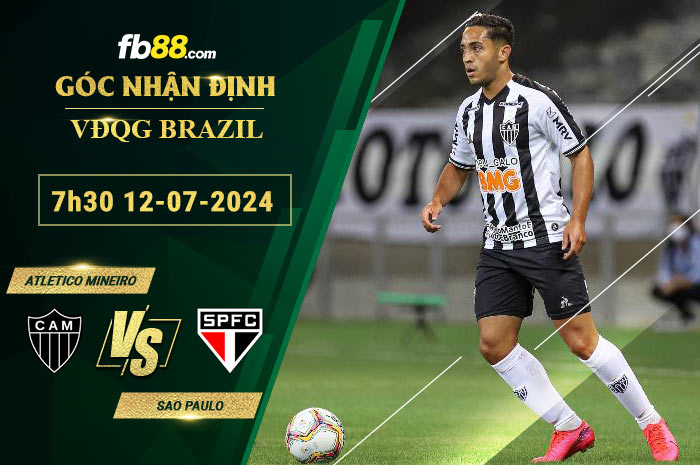 Fb88 soi kèo trận đấu Atletico Mineiro vs Sao Paulo