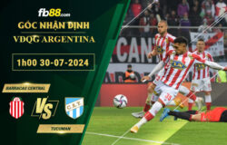 Fb88 soi kèo trận đấu Barracas Central vs Tucuman