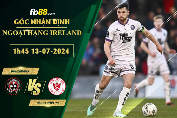 Fb88 bảng kèo trận đấu Bohemians vs Sligo Rovers