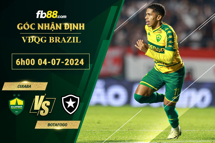 Fb88 soi kèo trận đấu Cuiaba vs Botafogo