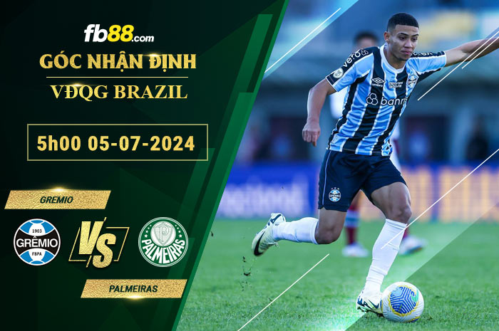 Fb88 soi kèo trận đấu Gremio vs Palmeiras