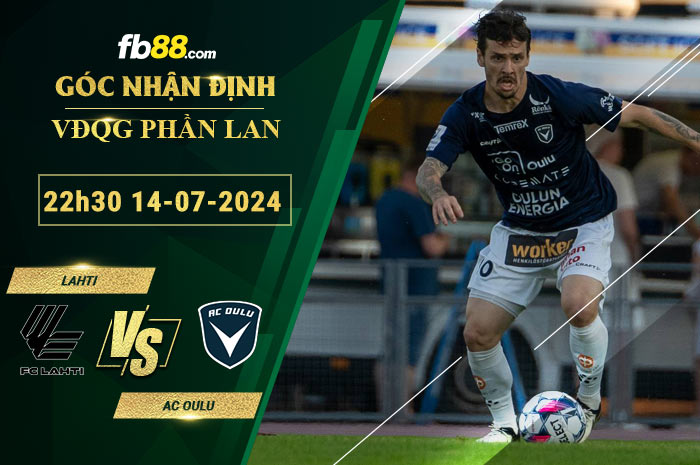 Fb88 bảng kèo trận đấu Lahti vs AC Oulu