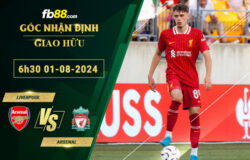 Fb88 soi kèo trận đấu Liverpool vs Arsenal