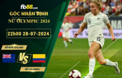 Fb88 soi kèo trận đấu Nữ New Zealand vs Nữ Colombia