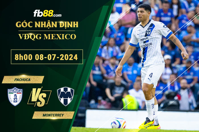 Fb88 soi kèo trận đấu Pachuca vs Monterrey