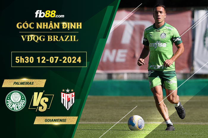 Fb88 soi kèo trận đấu Palmeiras vs Goianiense